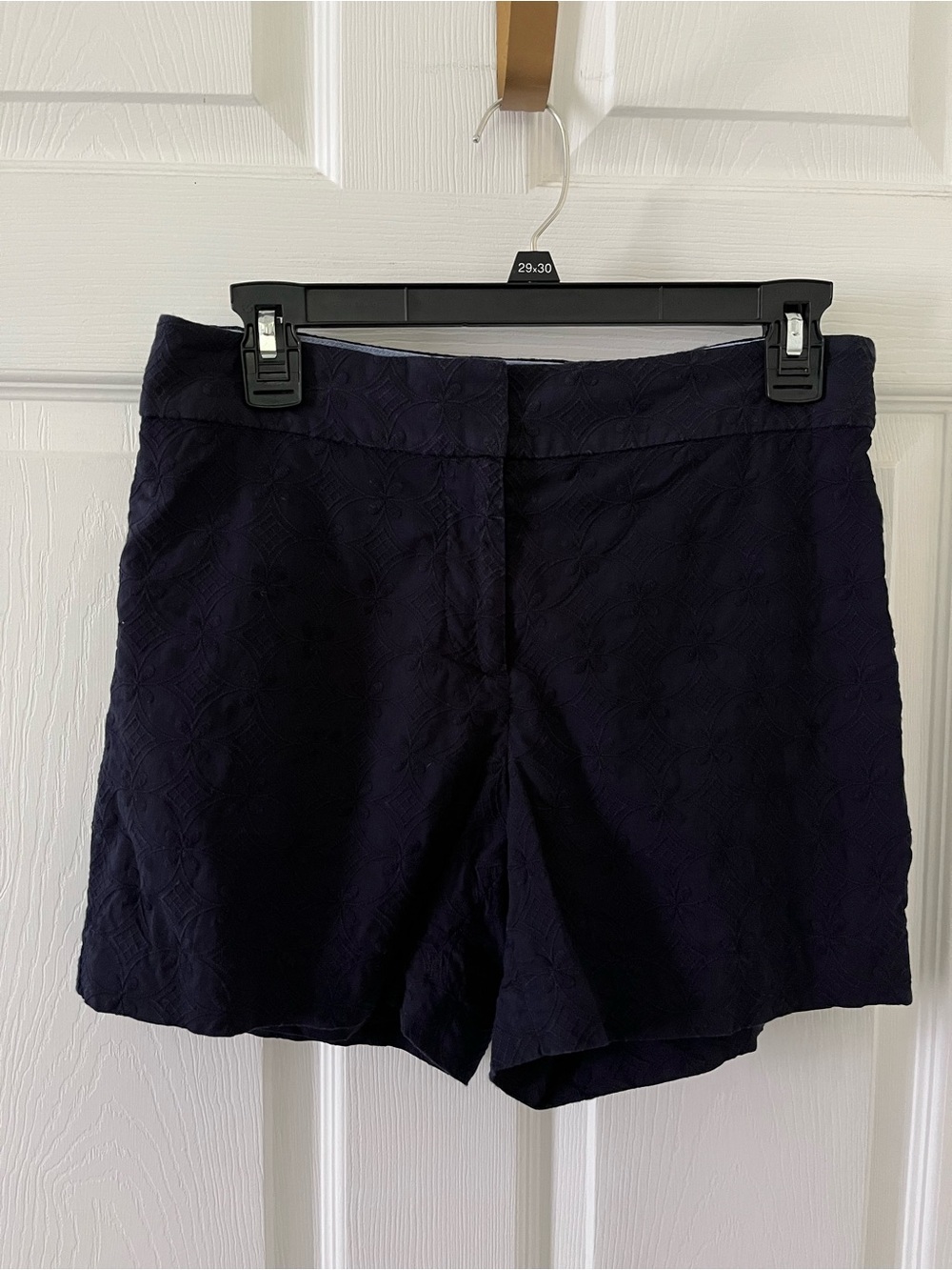 Talbots Women's Navy Textured Shorts